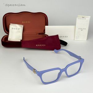 BRAND NEW Gucci GG1536O 008 Violet Women Square Eyeglasses GG 1536O